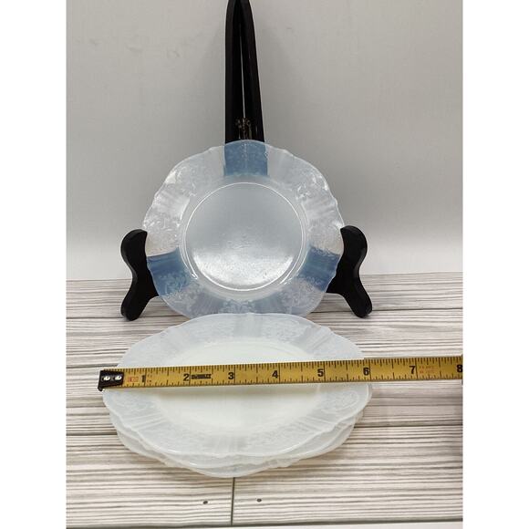 Macbeth Evans American Sweetheart Monax White Salad Dessert Plate 6.25" (Qty 4) - Picture 2 of 3